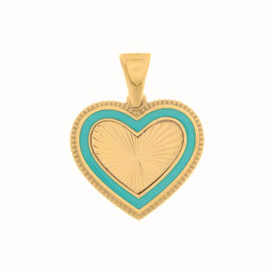 Kalp 14 Ayar Kolye Ucu