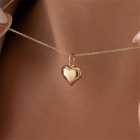 Kalpli 14 Ayar Altın Kolye