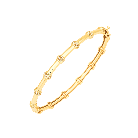 Kemik Model 14 Ayar Altın Kelepçe