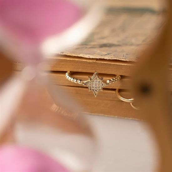 Kuzey Yıldızı Altın Yüzük