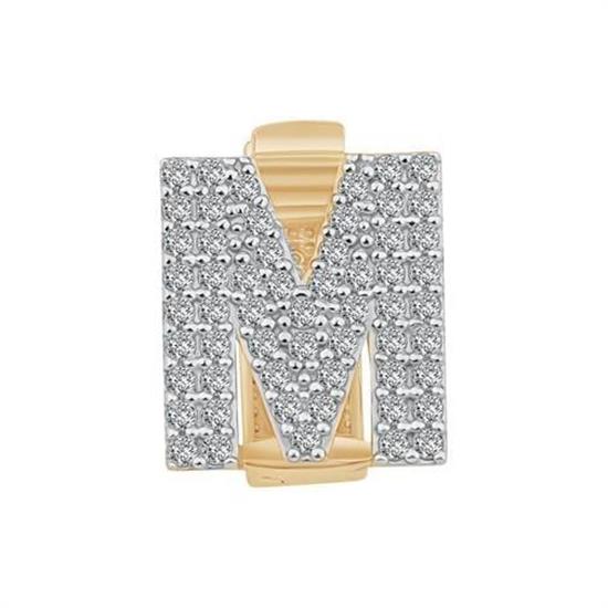 M Harf 9Mm Bileklik Charm