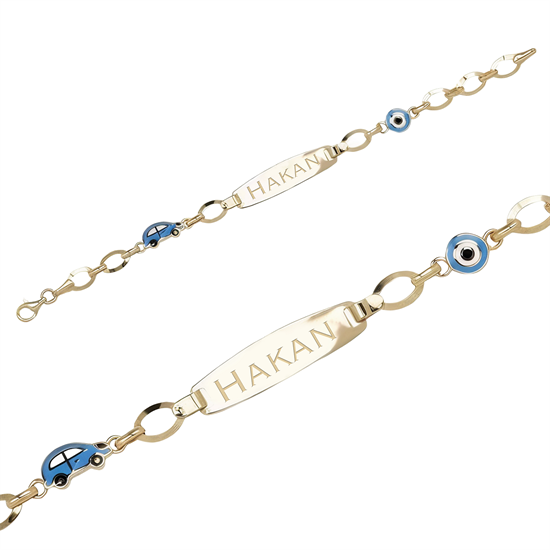 Mavi Çocuk Altın Bileklik