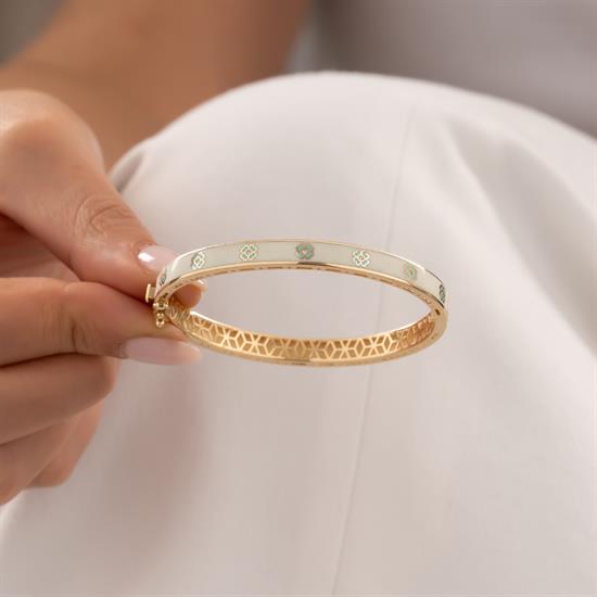 Cetaş Mineli 14 Ayar Altın Kelepçe