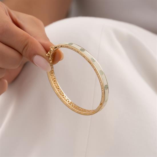 Cetaş Mineli 14 Ayar Altın Kelepçe