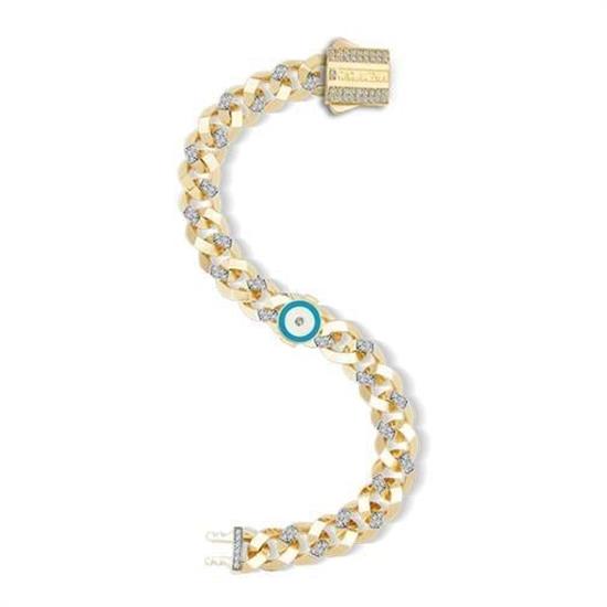 Mineli Nazar Boncuğu 9Mm Bileklik Charm