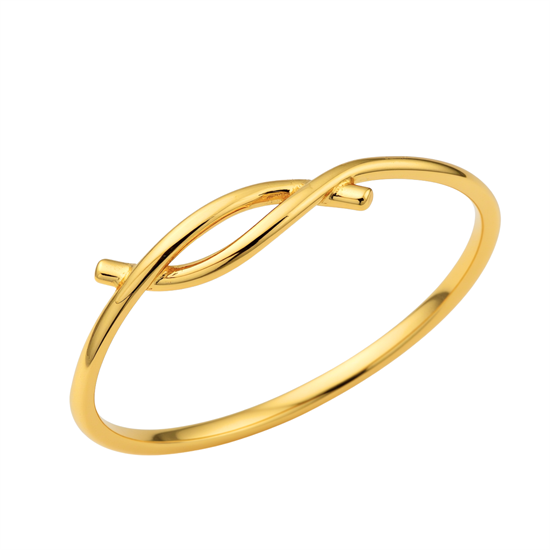 Minimal Model  Yüzük 14 Ayar Altın