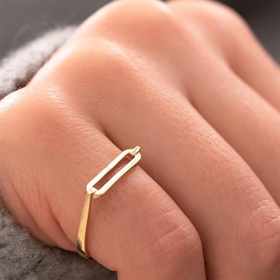 Modern Taşsız 14 Ayar Altın Yüzük