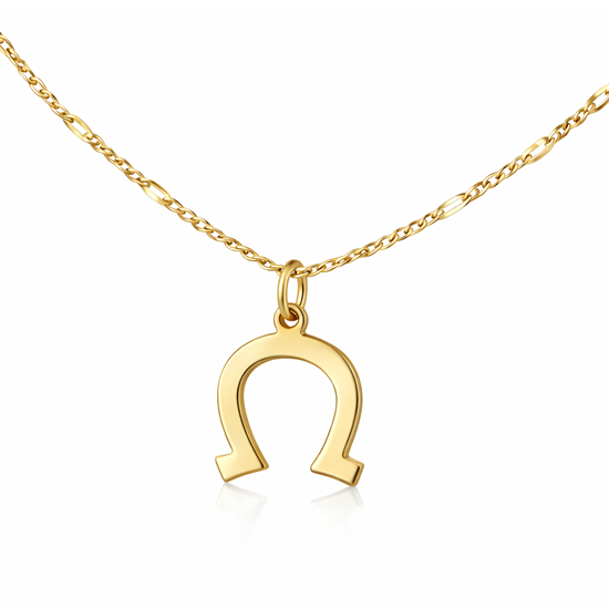 Nal 14 Ayar Altın Kolye