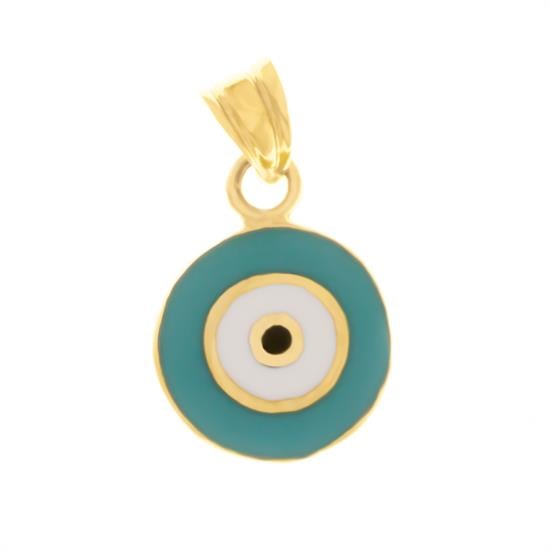 Nazar Boncuğu 14 Ayar Kolye Ucu