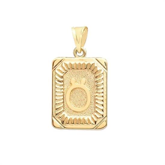 Ö Harfi 14 Ayar Altın Kolye Ucu