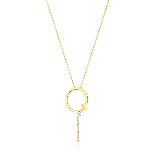 O Harfi Sallantılı Harfli Kolye