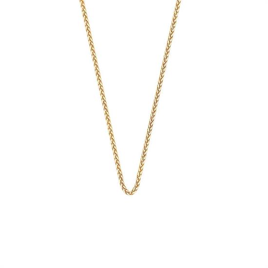 Örgü Küp İnce Zincir 14 Ayar Altın