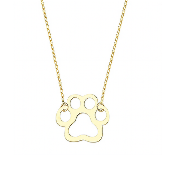 Pati Figürlü 14 Ayar Altın Kolye