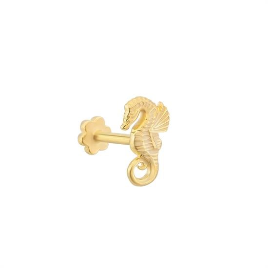 Piercing Deniz Atı 14 Ayar Altın