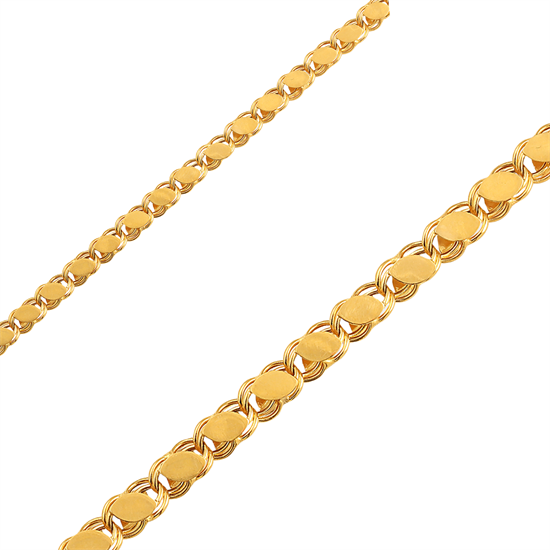 Pullu Bileklik 5 mm 14 Ayar Altın