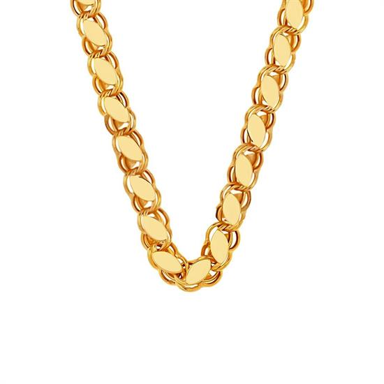 Pullu Zincir 6Mm 14 Ayar Altın