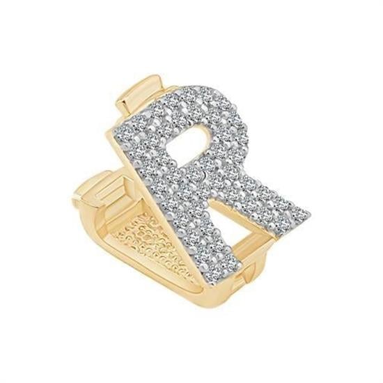 R Harf 9Mm Bileklik Charm