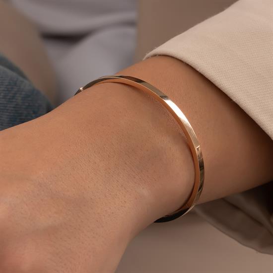 Sade 14 Ayar Altın Kelepçe