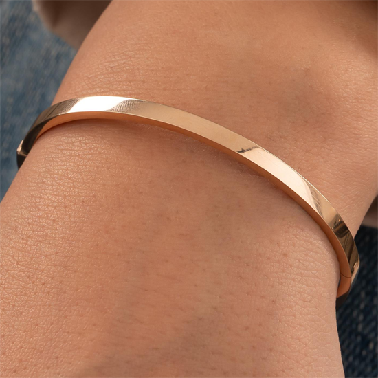 Sade 14 Ayar Altın Kelepçe