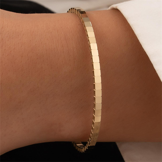 Sade Model 14 Ayar Altın Kelepçe