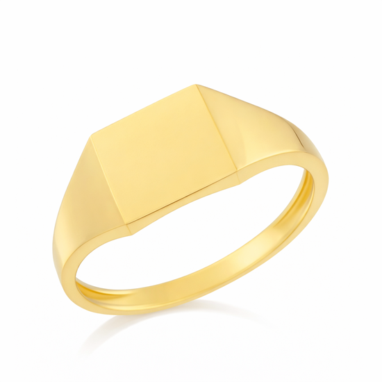 Sade Model 14 Ayar Altın Yüzük