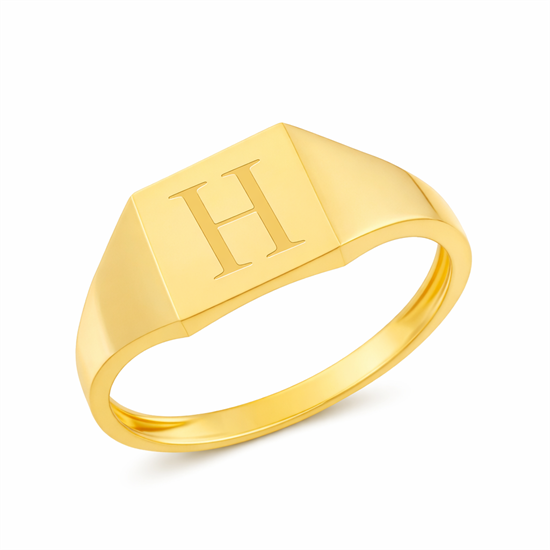 Sade Model 14 Ayar Altın Yüzük