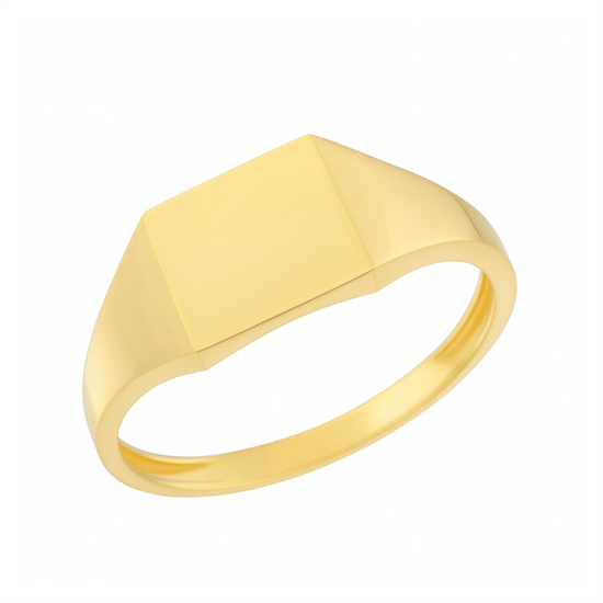 Sade Model 14 Ayar Altın Yüzük