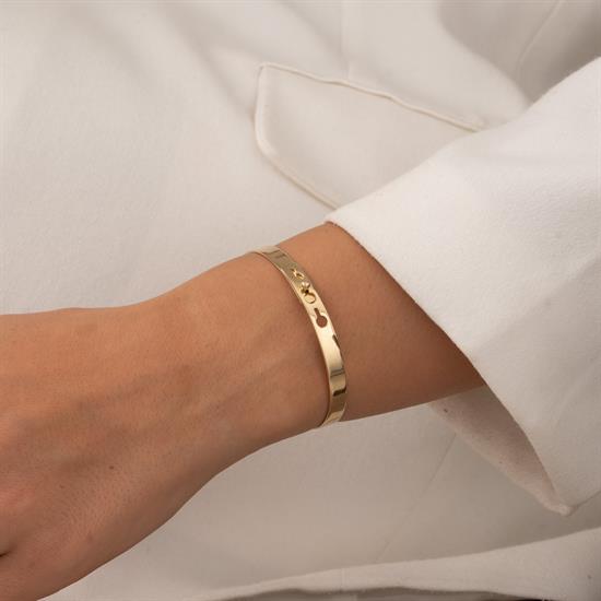 Sade Taşsız 14 Ayar Altın Kelepçe