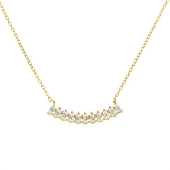 Sıra Taşlı 14 Ayar Altın Kolye