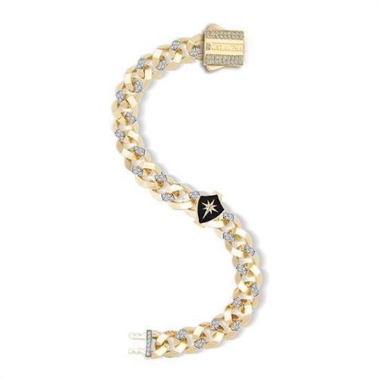 Siyah Kalkan 9Mm Bileklik Charm