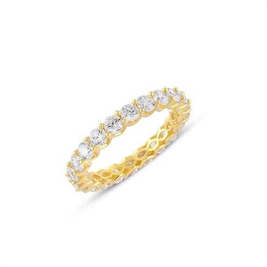 Sonsuzluk Detay 14 Ayar Tamtur Yüzük