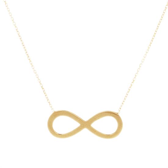 Sonsuzluk Kolye 14 Ayar Altın