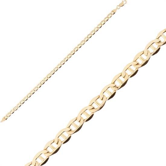 Zincir 14 Ayar Altın Bileklik 5Mm