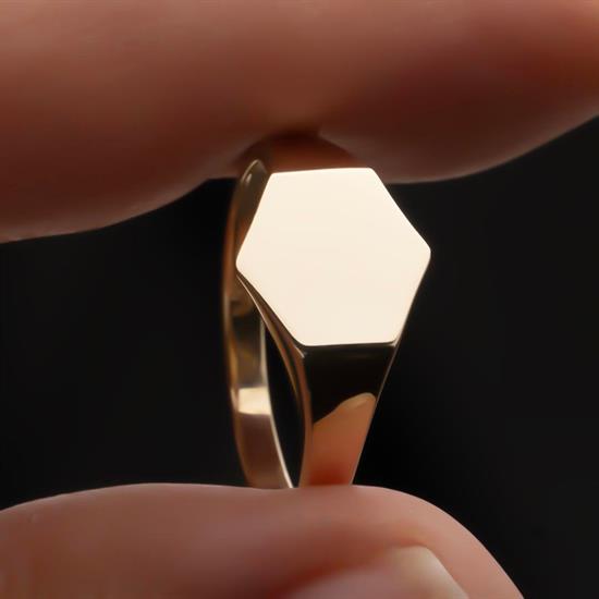 Spor 14 Ayar Altın Yüzük