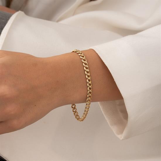 Spor Gurmet 14 Ayar Altın Bileklik