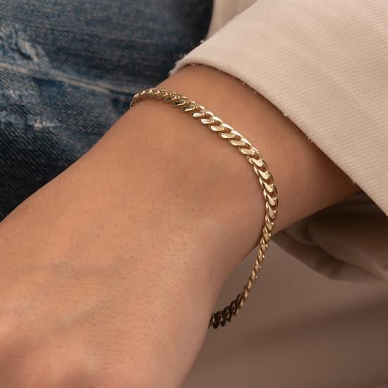 Spor Gurmet 14 Ayar Altın Bileklik