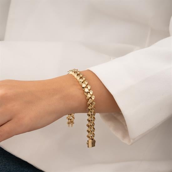 Spor Gurmet 14 Ayar Altın Bileklik