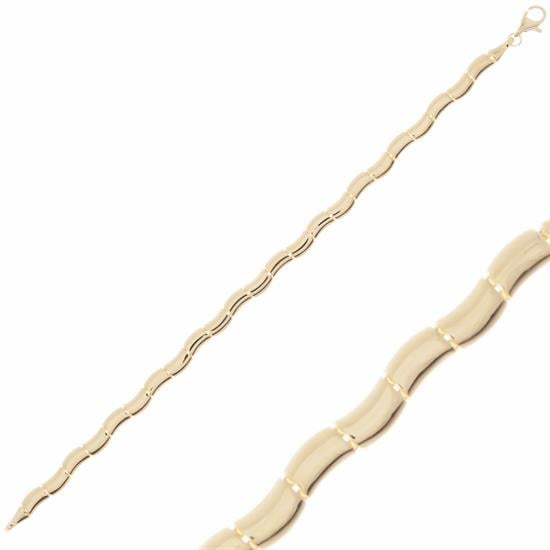 Spor Model 14 Ayar Altın Bileklik