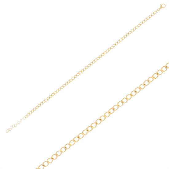 Spor Model 14 Ayar Altın Bileklik