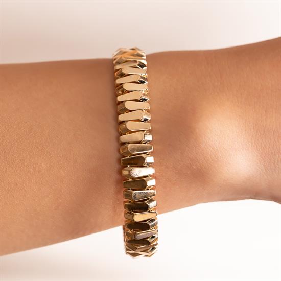 Spor Model 14 Ayar Altın Kelepçe