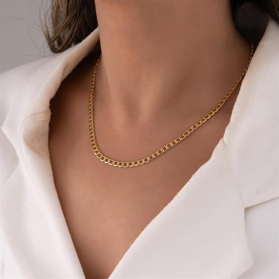 Spor Zincir 14 Ayar Altın 6 Mm