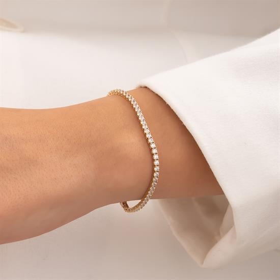 Su Yolu 14 Ayar Altın Bileklik