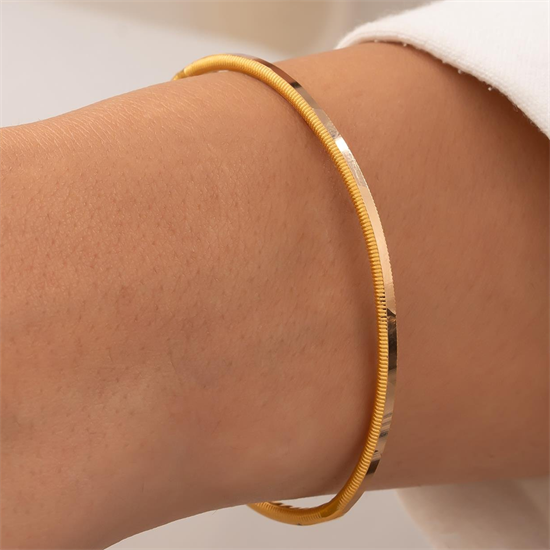 Su Yolu 14 Ayar Altın Kelepçe