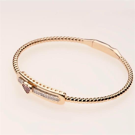 Sürgü Kalpli 14 Ayar Altın Kelepçe