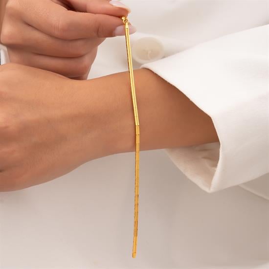 Tasarım 14 Ayar Altın Bileklik