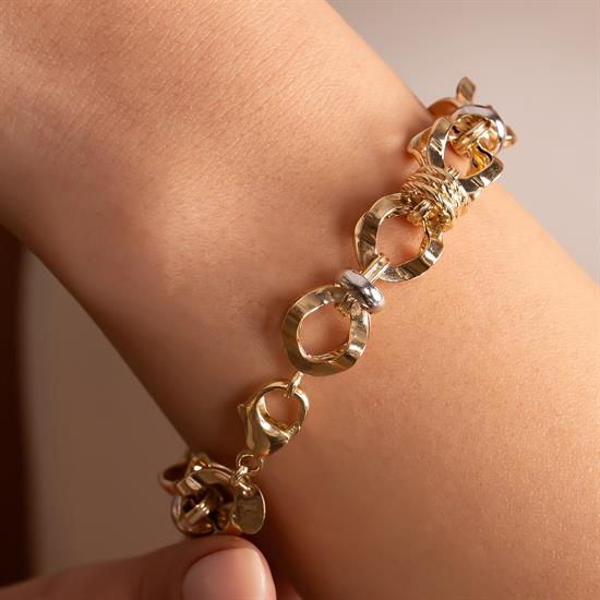 Tasarım 14 Ayar Altın Bileklik