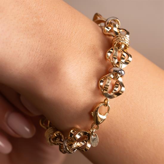 Tasarım 14 Ayar Altın Bileklik