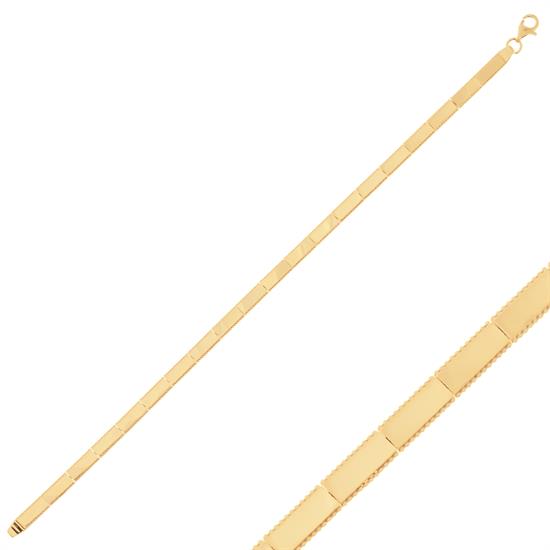 Tasarım 14 Ayar Altın Bileklik