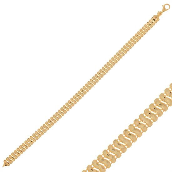 Tasarım 14 Ayar Altın Bileklik