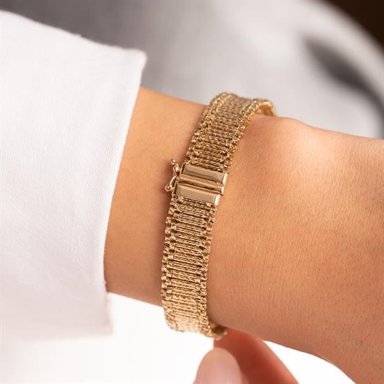 Tasarım  Kelepçe 14 Ayar Altın